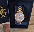 GG Luxe dames horloge NIEUW stainless steel, Ophalen of Verzenden, Nieuw, Goud, Staal