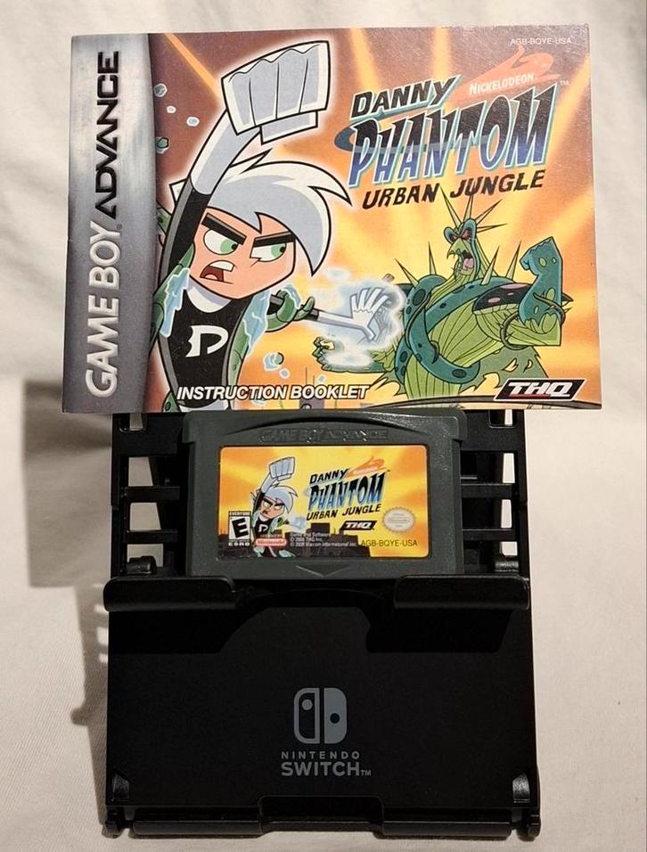 GBA - Danny Phantom, Urban Jungle, Spelcomputers en Games, Games | Nintendo Game Boy, Zo goed als nieuw, Avontuur en Actie, 1 speler