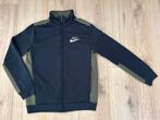 Als nieuw Nike sportjas sportvest vest jasje zwart army 152, Ophalen of Verzenden, Zo goed als nieuw, Nike, Trui of Vest