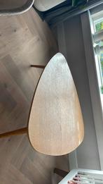 Salontafel kiezel eiken look, Ophalen, Gebruikt, 50 tot 100 cm, Minder dan 50 cm