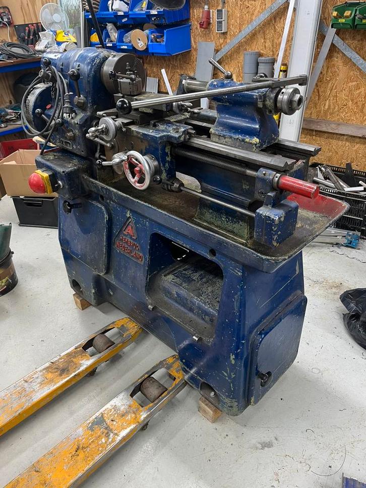 Te koop hembrug draaibank, Doe-het-zelf en Verbouw, Draaibanken, Gebruikt, Metaaldraaibank, Ophalen