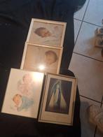 Vintage Schilderijtjes Set, Ophalen, Minder dan 50 cm, Gebruikt, Minder dan 50 cm