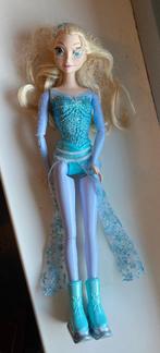 Anna en Elsa Frozen Disney barbiepop Barbie ijsdansende pop, Ophalen of Verzenden, Gebruikt, Barbie
