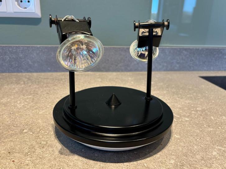 Dijkstra plafondlamp met halogeenspots, Huis en Inrichting, Lampen | Plafondlampen, Gebruikt, Metaal, Ophalen of Verzenden