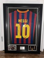 Gesigneerd Messi Barcelona Beckett, Maat XL, Ophalen of Verzenden, Zo goed als nieuw, Shirt