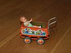 OUD BLIKKEN KINDERWAGENTJE GAAF, Antiek en Kunst, Ophalen of Verzenden