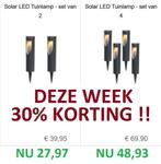 Deze week 30% KORTING op Solar Tuinlantaarns en fakkels, Zonne-energie, Minder dan 50 watt, Overige typen, Nieuw