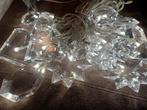 Nieuwe kerstverlichting met 20 kristallen gordijn.verschille, Huis en Inrichting, Ophalen of Verzenden, Nieuw, Kunststof, Modern