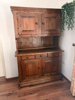 Prachtige massief eiken buffetkast – landelijke stijl, Ophalen, Gebruikt, 100 tot 150 cm, Eikenhout