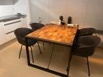 Prachtig als NIEUW kunstleren kuipstoel /eetkamerstoel 4 st, Overige materialen, Modern of vintage, Ophalen of Verzenden, Zo goed als nieuw