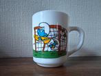 Mok - Smurfen Sport - Dixan, Ophalen of Verzenden, Smurfen, Zo goed als nieuw, Gebruiksvoorwerp