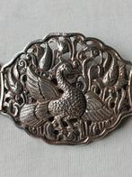 Djokja zilveren ceintuur met lopende pauw, Ophalen of Verzenden, Zilver