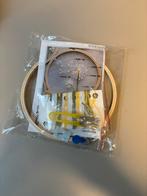 Borduurpakket Zonnebloem DIY, Ophalen of Verzenden, Nieuw, Handborduren, Borduurpakket