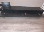 Te koop zwarte tv meubel, Ophalen, Gebruikt, 100 tot 150 cm, Minder dan 100 cm