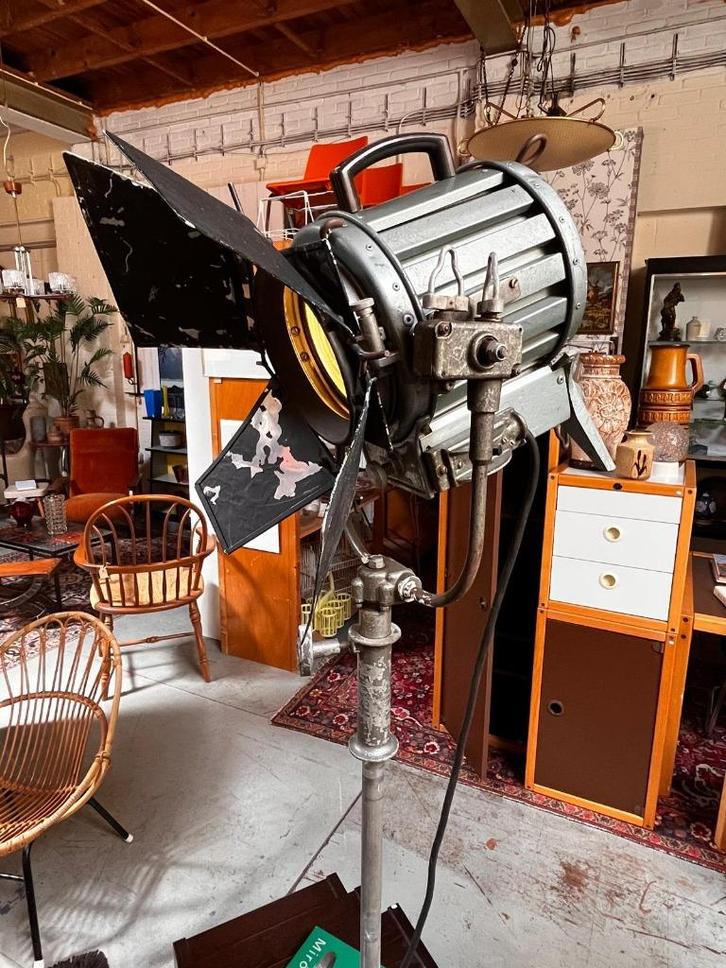 54) Theaterlamp mole richardson type 599., Huis en Inrichting, Lampen | Vloerlampen, Zo goed als nieuw, 150 tot 200 cm, Metaal