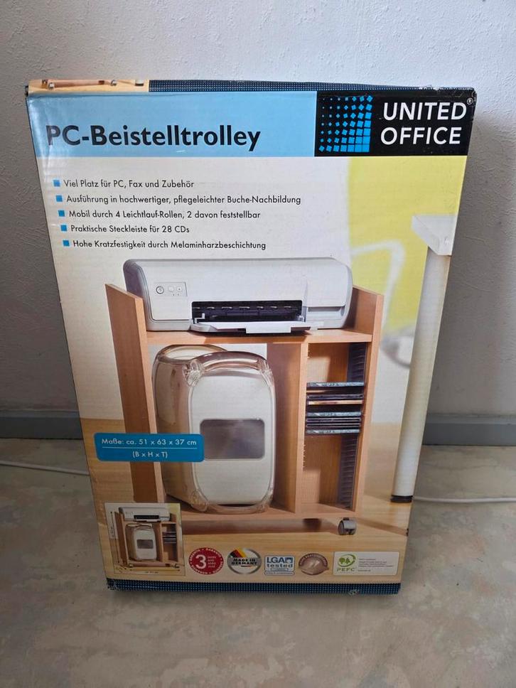 Nieuw in doos - PC computerkast met ruimte voor printer, Huis en Inrichting, Kasten | Computermeubels, Nieuw, Minder dan 70 cm