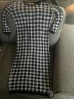 Ruit jurk, Kleding | Dames, Jurken, Blauw, Ophalen of Verzenden, Knielengte, Gedragen
