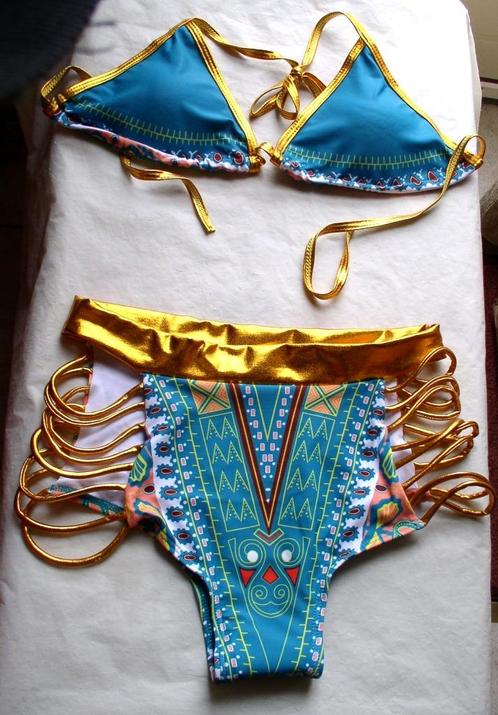 exotische high waist bikini padded cups geheel gevoerd mt S, Kleding | Dames, Badmode en Zwemkleding, Nieuw, Bikini, Overige kleuren