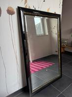 Prachtige grote spiegel met glanzende zwarte lijst, Huis en Inrichting, Woonaccessoires | Spiegels, Ophalen, 100 tot 150 cm, Zo goed als nieuw