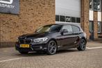 BMW 1-serie 118i Executive, NAP, LED, 18 Inch M-Sport, Navi, 65 €/maand, Gebruikt, 4 stoelen, Zwart