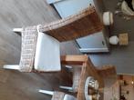 Eetkamer stoelen, Ophalen, Riet, Gebruikt, Wit