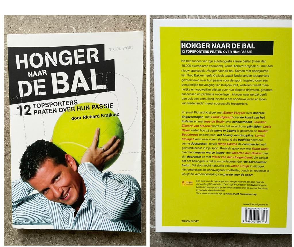 Honger naar de bal - Richard Krajicek (KWF), Ophalen of Verzenden, Zo goed als nieuw, Ontwikkelingspsychologie