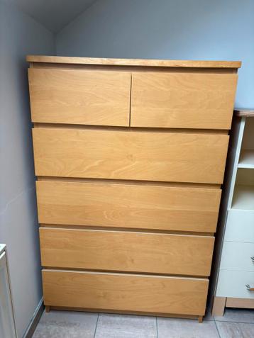 Ladekast Malm Ikea met 6 lades - afbeelding 1