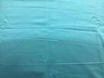 Mooie turquoise katoenen stof, Hobby en Vrije tijd, Stoffen en Lappen, Blauw, 30 tot 200 cm, Ophalen of Verzenden, 120 cm of meer