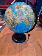 Verlichte Globe - Wereldbol, Ophalen, Verlicht, Zo goed als nieuw