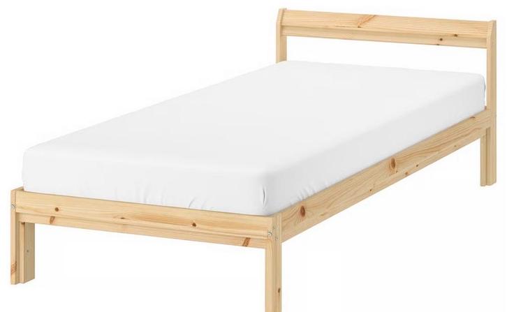 IKEA Bedframe 90x200 - Eenpersoonsbed, Huis en Inrichting, Slaapkamer | Bedden, Zo goed als nieuw, Eenpersoons, 90 cm, 200 cm