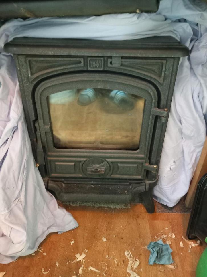 Houtkachel 5.5kW - Klassiek Model, Huis en Inrichting, Kachels, Gebruikt, Vrijstaand, Houtkachel, Hout, Ophalen