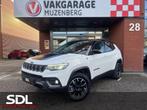 Jeep Compass 4xe 240 Plug-in Hybrid Electric Trailhawk // LE, Auto's, Jeep, 12 maanden, Gebruikt, Zwart, 4 cilinders