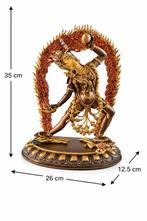 Unieke Vintage Grote Brons Vajrayogini Goldface beeld Nepal, Ophalen of Verzenden, Gebruikt, Beeld(je), Boeddhisme