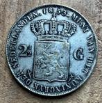 2,5 gulden / rijksdaalder 1853 Willem III, Ophalen, Koning Willem III, 2½ gulden, Losse munt