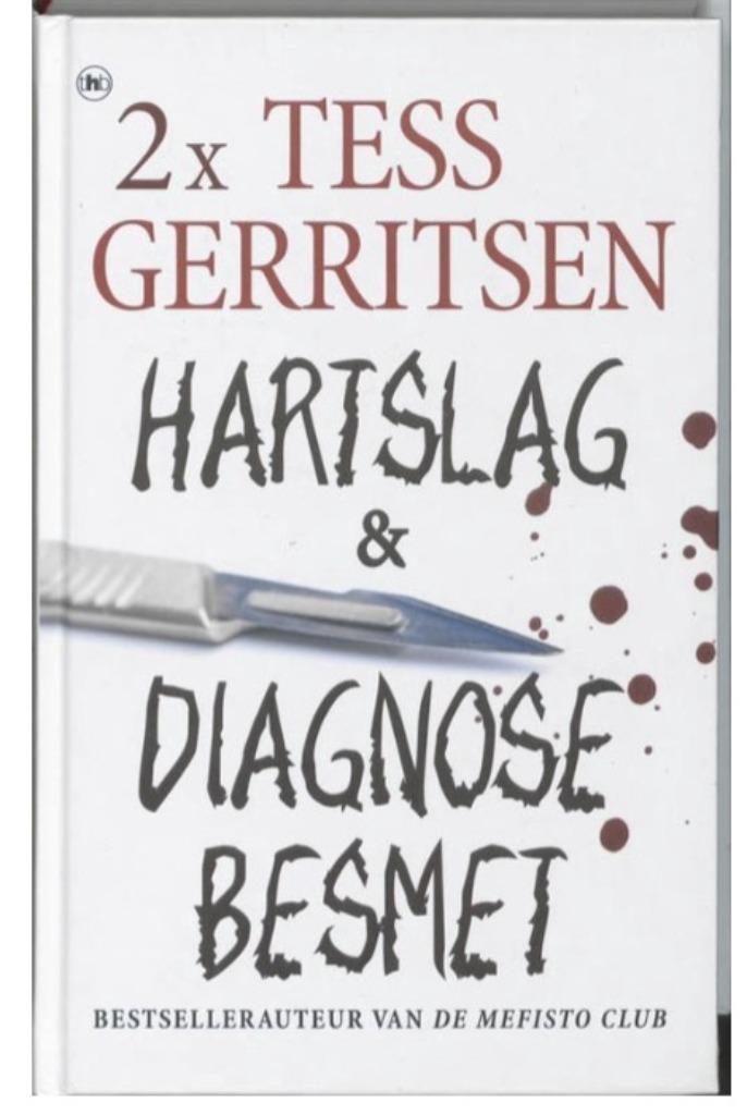 Hartslag & Diagnose besmet van Tess Gerritsen, Boeken, Thrillers, Zo goed als nieuw, Ophalen of Verzenden