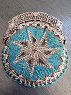 Antiek Kralen beugeltas met Zilveren Sluiting, Verzenden