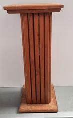 Houten plantenzuil 63cm hoog, Huis en Inrichting, Woonaccessoires | Zuilen en Pilaren, Ophalen, Gebruikt