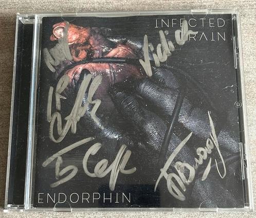 Infected Rain - 2 Gesigneerde CD's, Cd's en Dvd's, Cd's | Hardrock en Metal, Gebruikt, Ophalen of Verzenden