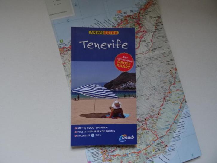 anwb extra reisgids Tenerife  + de uitneembare landkaart, Boeken, Reisgidsen, Zo goed als nieuw, Reisgids of -boek, Europa, ANWB