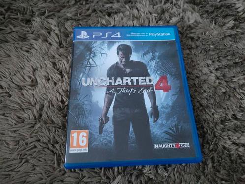 Uncharted 4: A Thief's End - PS4, Spelcomputers en Games, Games | Sony PlayStation 4, Gebruikt, Avontuur en Actie, 1 speler, Vanaf 16 jaar