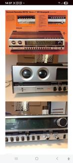 Philips 720 vintage klasse A reciever Uitgebreide onderhouds, Ophalen of Verzenden, Minder dan 60 watt, Overige merken