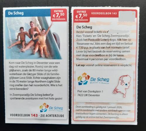 De Scheg entree €7,50 p.p. voor max. 4 personen., Tickets en Kaartjes, Recreatie | Pretparken en Attractieparken
