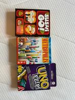Leuke spellen: Sushi Go, Metropolis, Uno Flip, Hobby en Vrije tijd, Gezelschapsspellen | Bordspellen, Drie of vier spelers, Ophalen