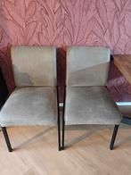Set van 2 eetkamerstoelen Zitmaxx, Huis en Inrichting, Ophalen, Gebruikt, Twee, Stof
