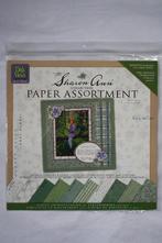 Sharon Ann papier assortie groen, Hobby en Vrije tijd, Scrapbooking, Ophalen of Verzenden, Nieuw, Papier of Karton, Overige merken