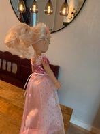 Prinsessenpop met kroon en jurk, Ophalen of Verzenden, Gebruikt, Overige typen