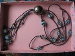 prachtige ketting, Verzenden, Zo goed als nieuw, Blauw, Overige materialen