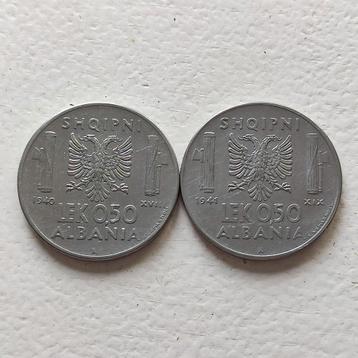 Albanië 0.50 lek 1940 en 1941 beschikbaar voor biedingen