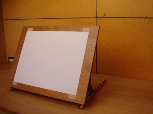 Schildersezel tafel model, Huis en Inrichting, Tafels | Eettafels, Zo goed als nieuw, 50 tot 100 cm, 50 tot 100 cm, Vijf personen of meer