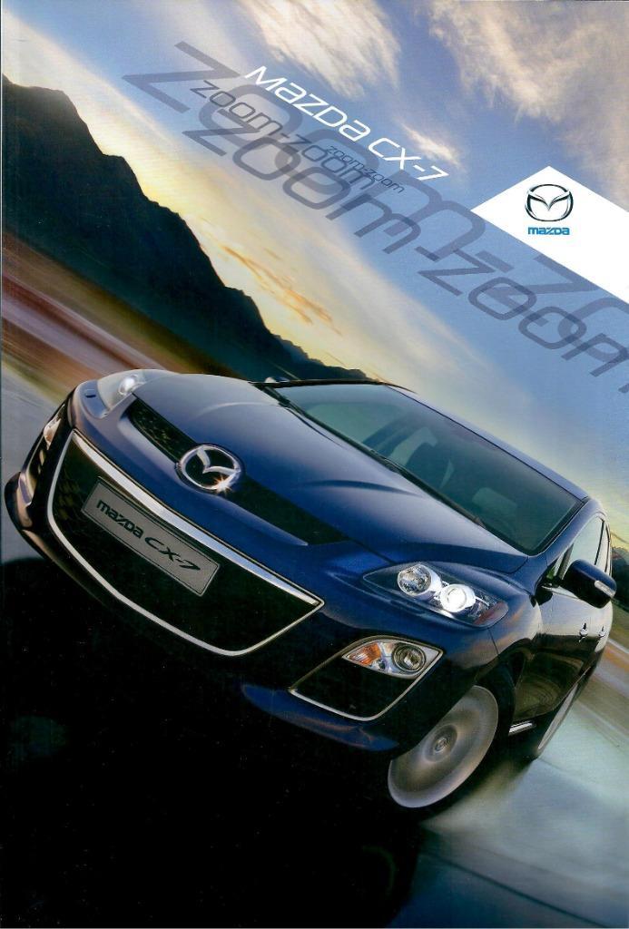 Brochure Mazda CX-7 2009, Boeken, Auto's | Folders en Tijdschriften, Gelezen, Mazda, Ophalen of Verzenden